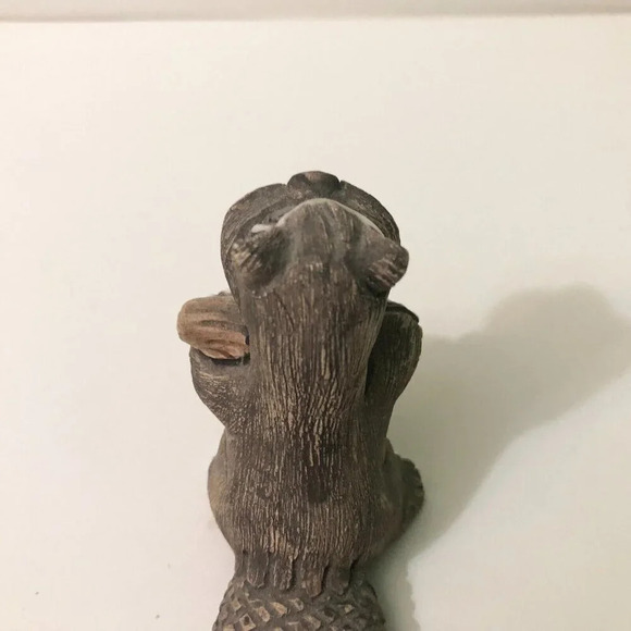 Vtg  Beaver Clay Figurine 3.25 Inch Tall Sculpture Figure - Picture 8 of 14